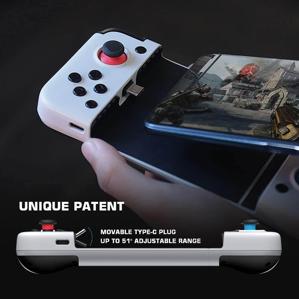 X2 Type-C Mobile Gaming Controller, Game Controller for Android, Plug and Play Gaming Controller Grip for Samsung Support Xbox Game Pass, xCloud, Stadia, and Vortex and More