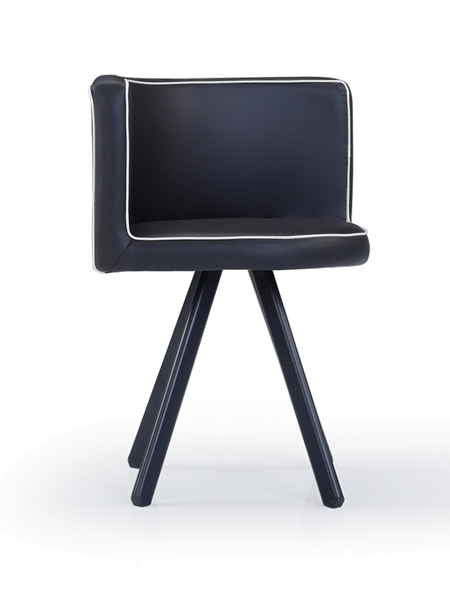 Pure Jenna Metal 6 Seater Dining Set in Black Finish