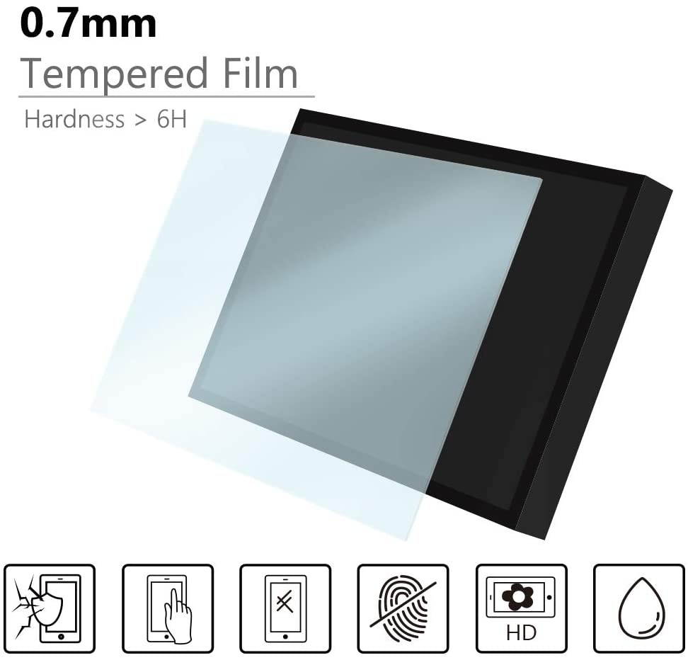 for Raspberry Pi 4 Portable Monitor 7.0 inch Screen - IPS Capacitive Display 1024x600, Second Screen with Laptop, Mini HDMI - Compatible with Raspberry Pi, for PS4 etc, with Leather Holder Case