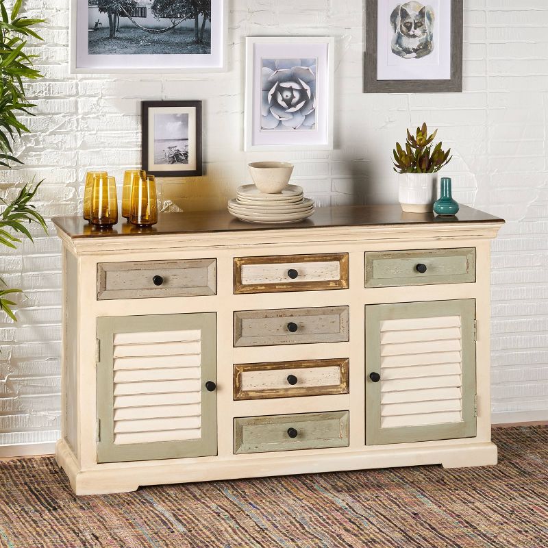 Padfield Boho 2 Door Sideboard White - Christopher Knight Home