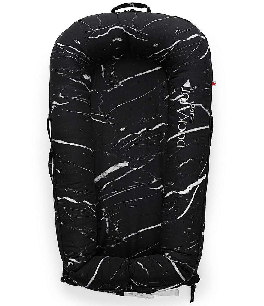 DockATot 0-8 Months Black Marble Deluxe Dock, Stage 1