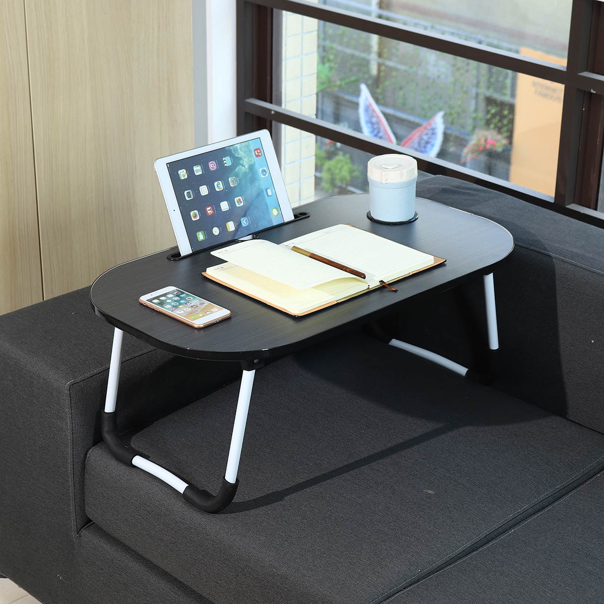 Portable Laptop Computer Desk Table Bed Sofa Folding Stand Tray Multi-function