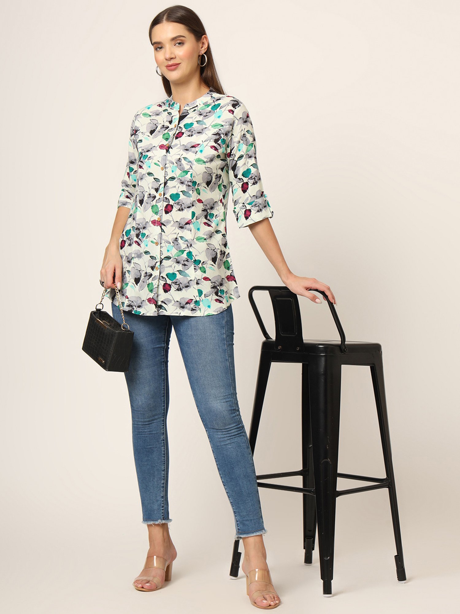 Divena Multicolor Printed Top