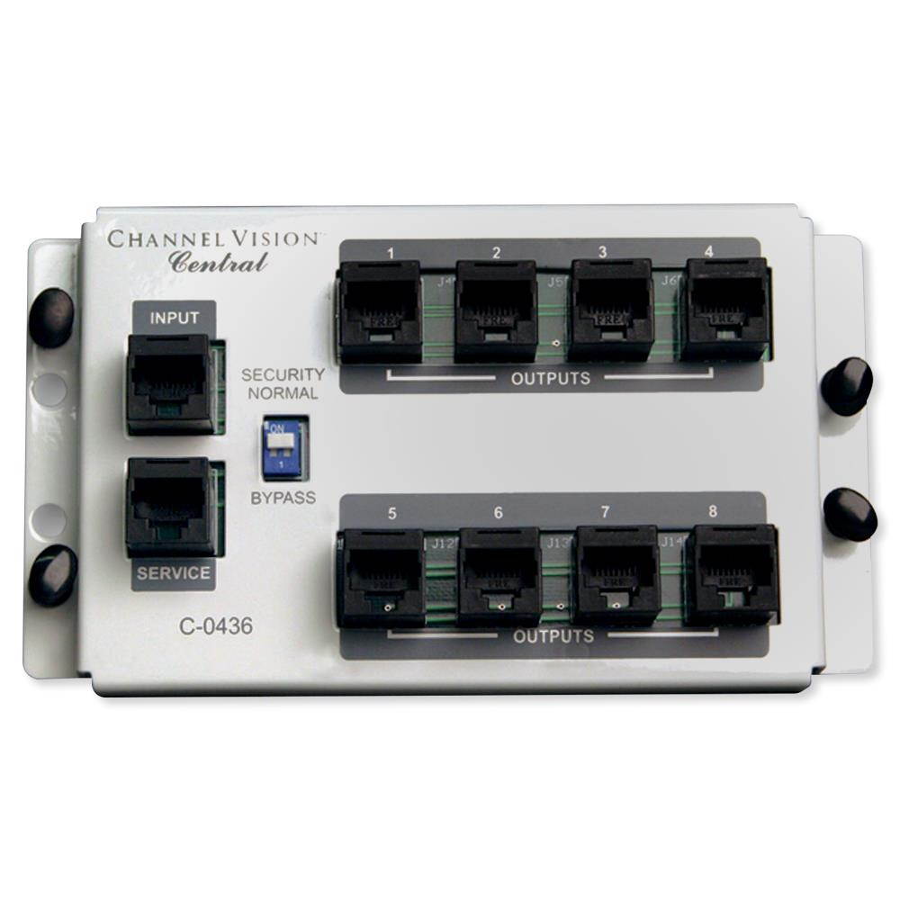 Channel Vision 4x8 RJ45 Telecom Distribution Module (C-0436)