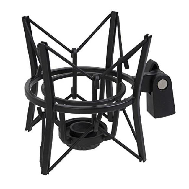 LyxPro MKS1-Black Studio Condenser Spider Shockmount, Anti Vibration & Isolation