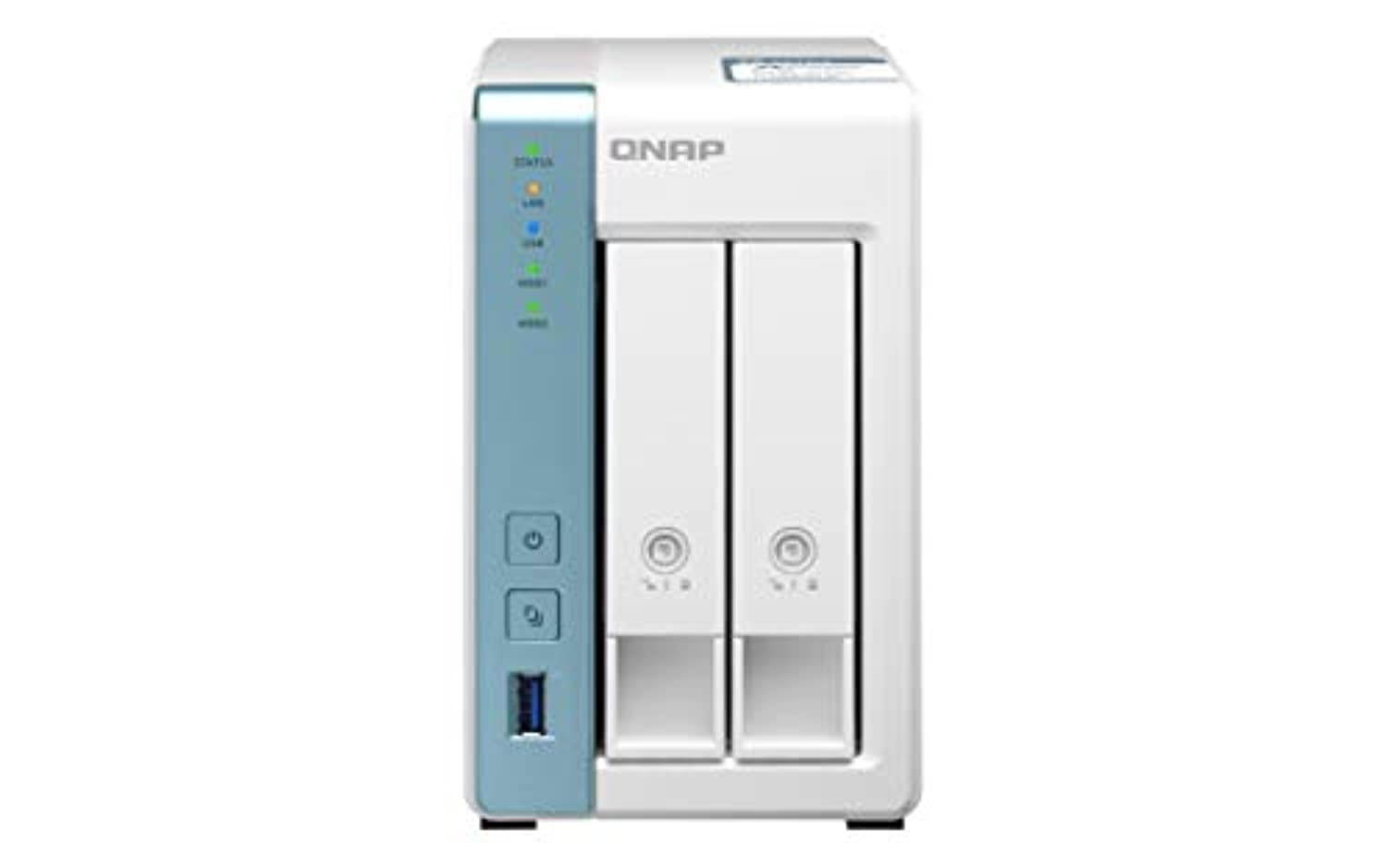 QNAP TS-231P3-2G 2 Bay Home  and  Office NAS with one 2.5GbE Port (TS-231P3-2G)
