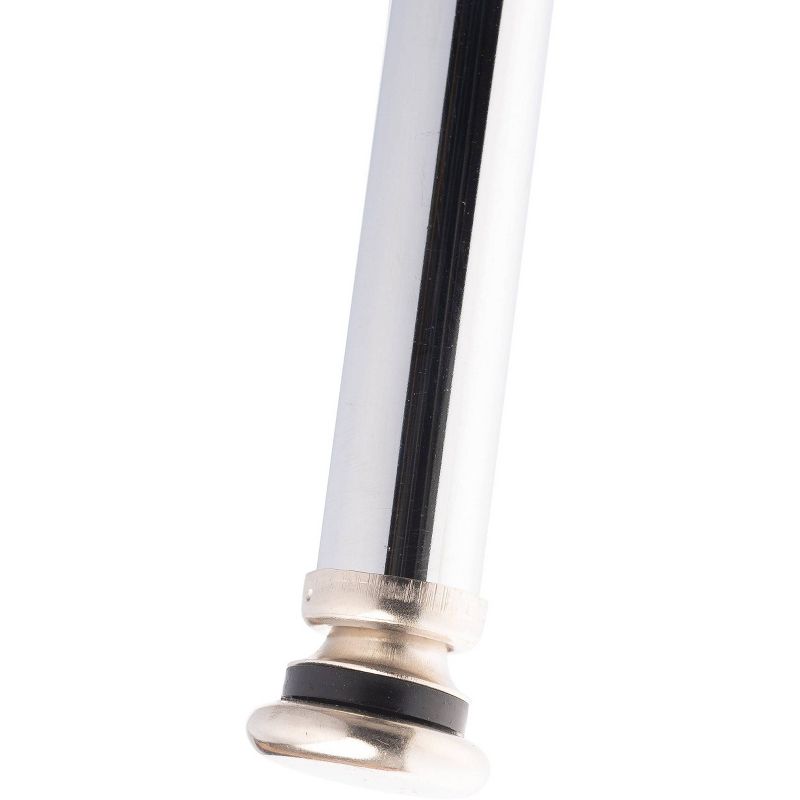 2pk Adjustable Heavy Duty Steel Stool with Backrest Gray - Hampton Collection