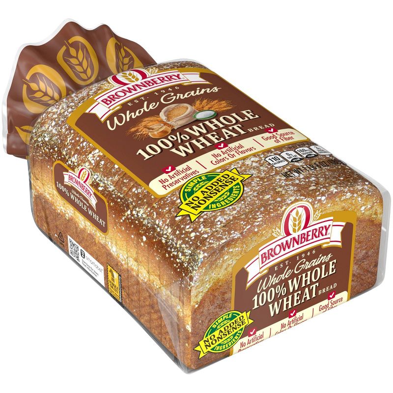 Brownberry 100% Whole Wheat Bread - 24oz