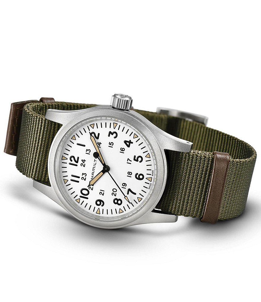 Hamilton Khaki Field Mechanical NATO Strap Watch