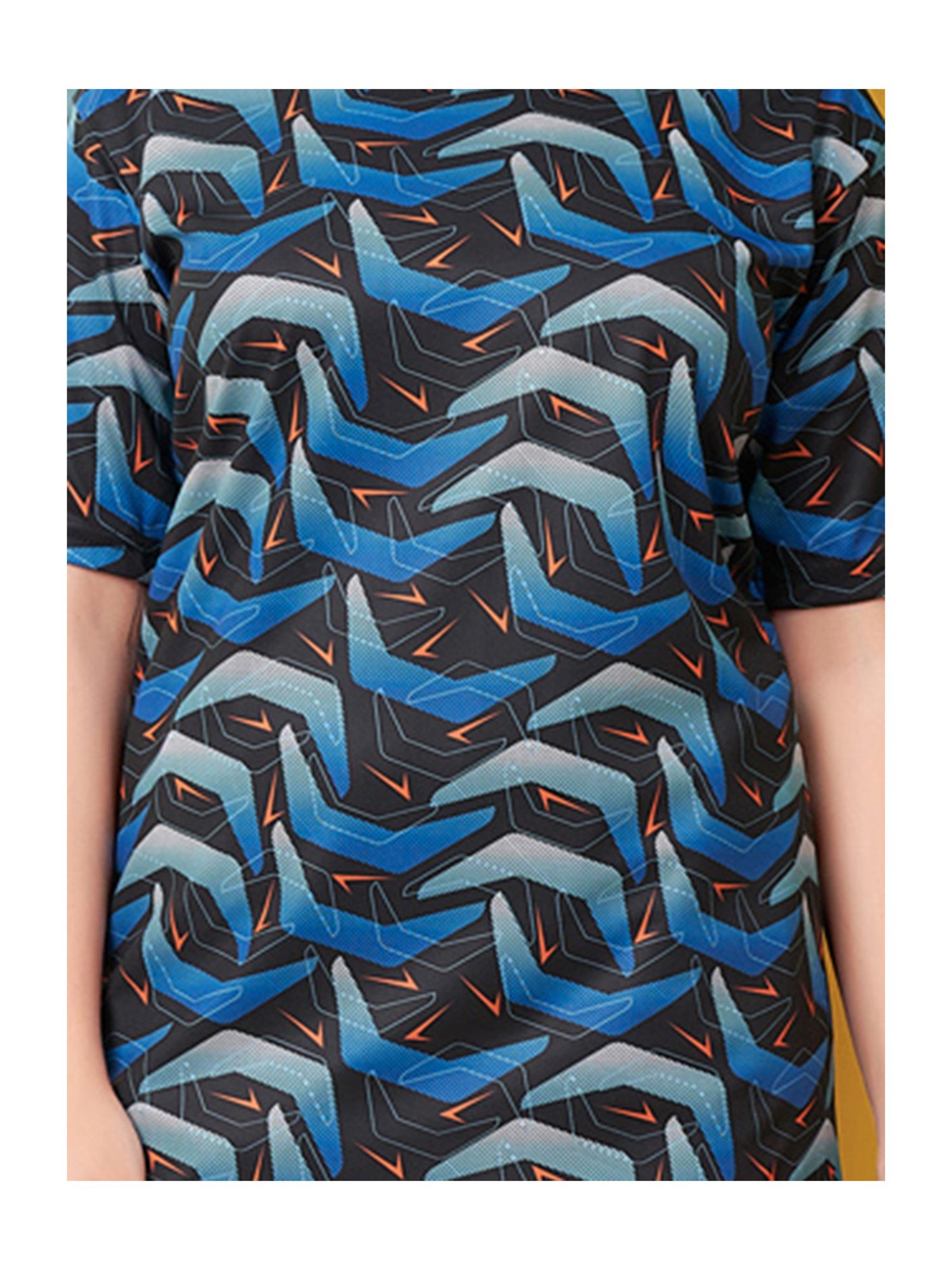 Aarika Kids Blue & Black Printed Top with Pants