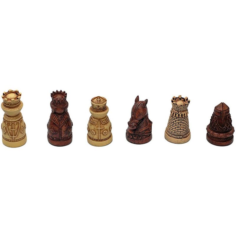 WE Games Fancy Medieval Themed Chess Set - 15 in.