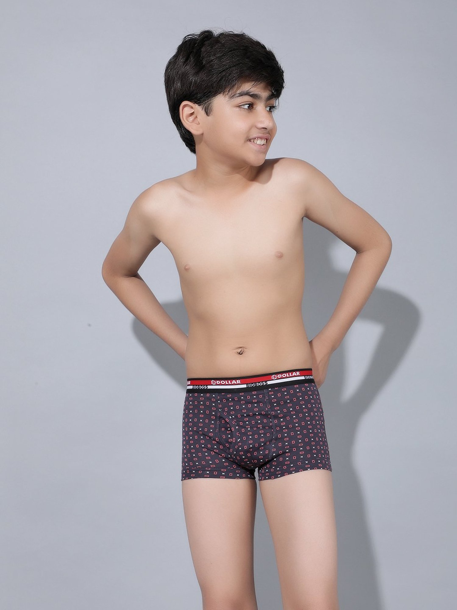 HOP Kids by Westside Yellow Printed Cotton Briefs - Pack of 5