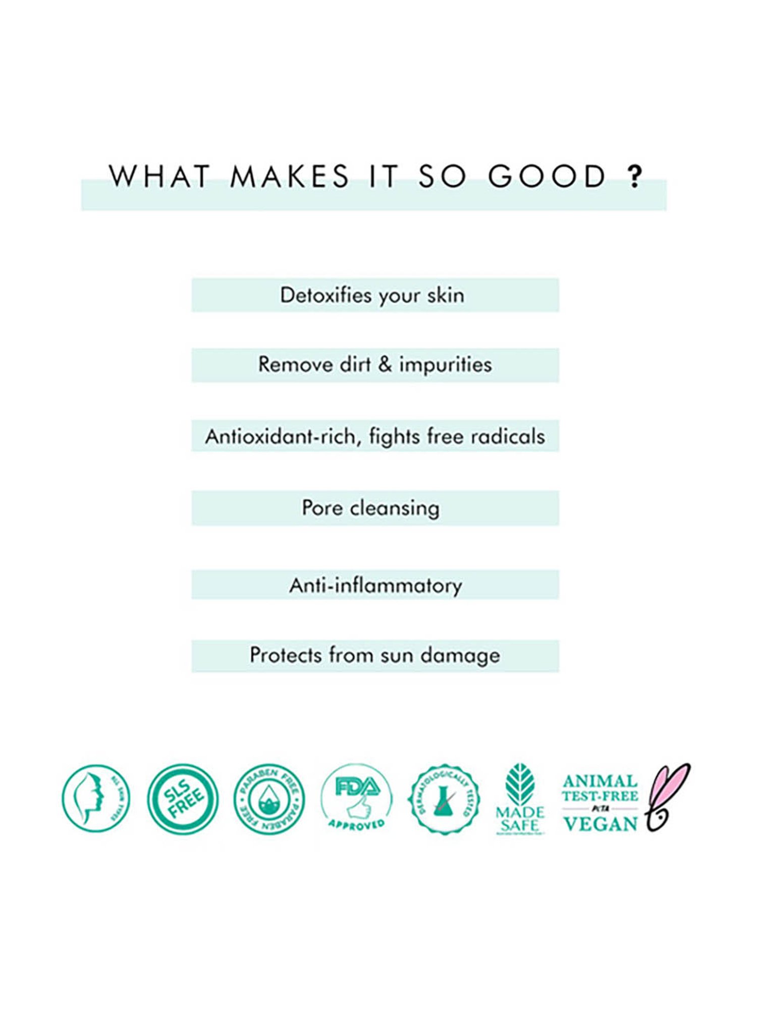 mCaffeine Naked Detox Green Tea Face Wash (Pack of 2)