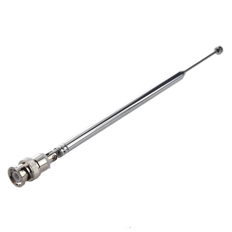 360&deg; Stretch Telescopic TV Antenna Q9 BNC Connector Aerial FM Radio Scanner