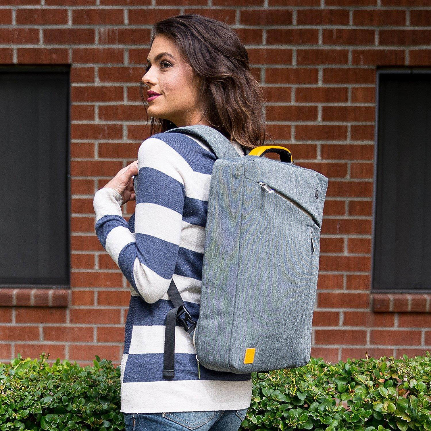 Causal Laptop Bag Messenger Bag Tablet Sleeve Shoulder Bag Backpack 11.6inch to 12.5inch for Asus Chromebook Flip/Transformer 3 Pro/Chromebook 12.5/Fujitsu STYLISTIC (Grey)