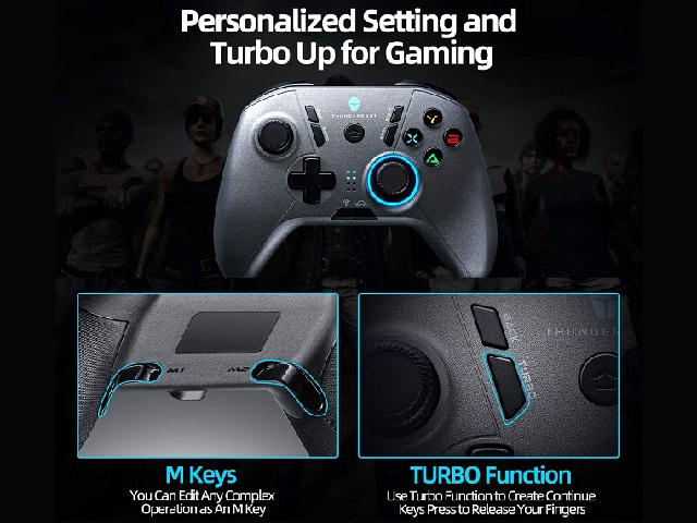 THUNDEROBOT G30 computer game handle steam cable USB TV switch handle PC version PS3 supports Monster Hunter nba2k21 live football xboxone full platform