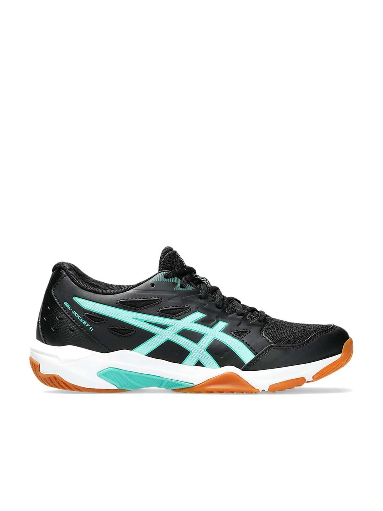 Asics Women's GEL-Rocket 11 Black Indoor Court Shoes