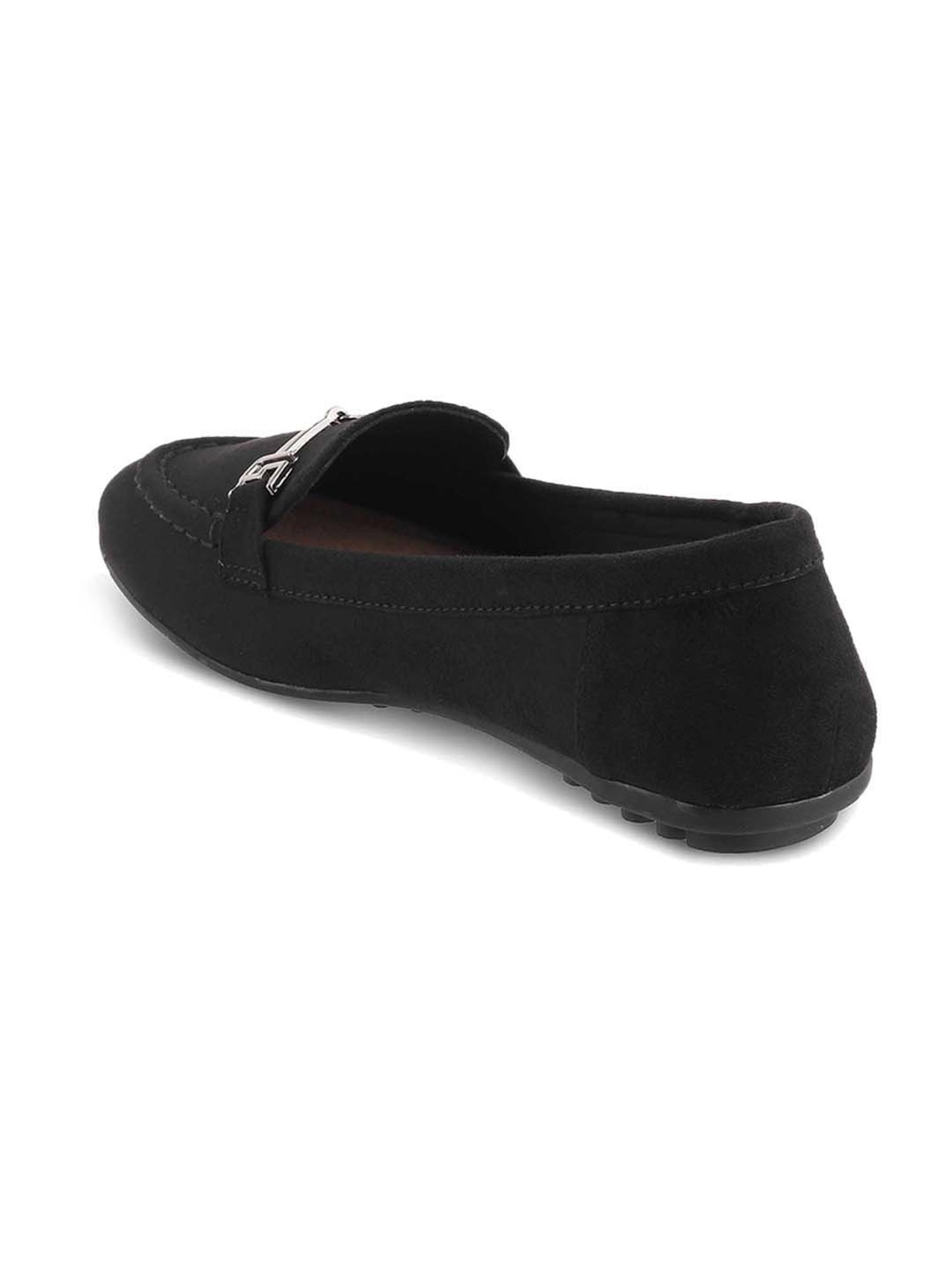Tresmode Women's Black Casual Loafers