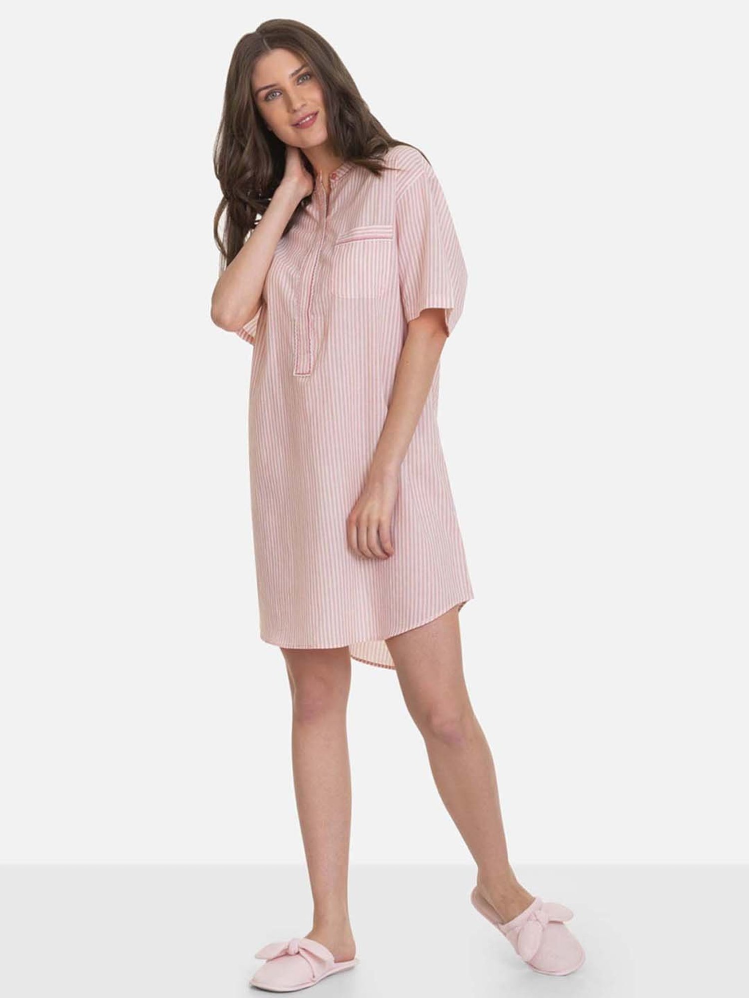 The Calm Collective Chateau Rose Caprice Night Shirt