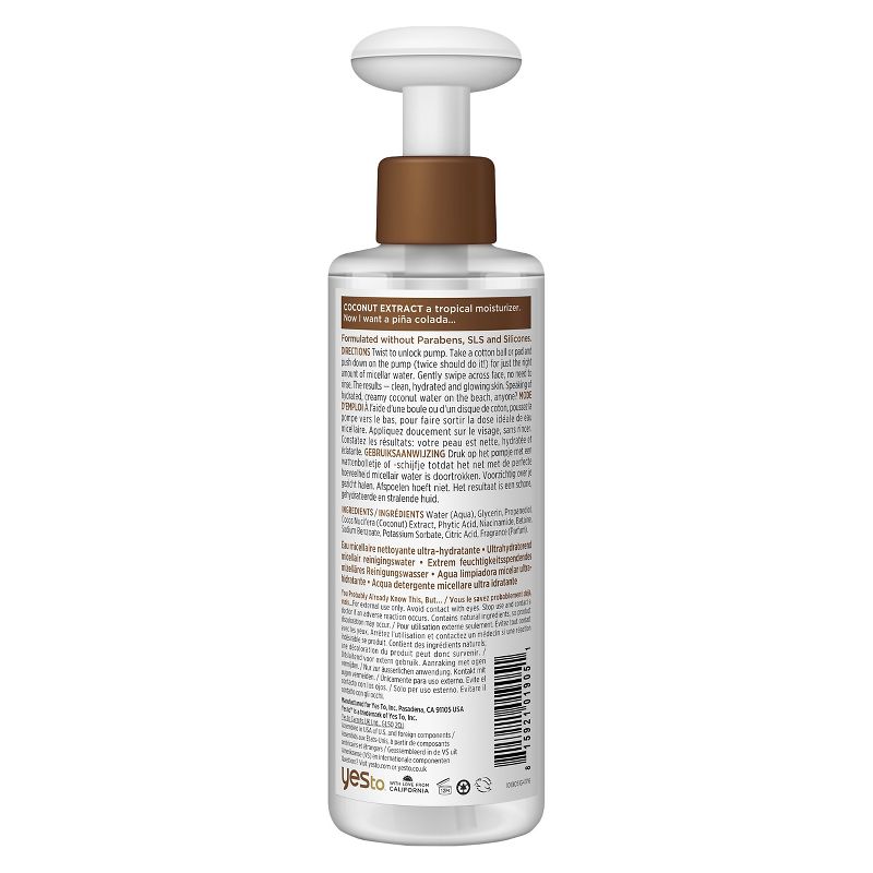 Yes To Coconut Micellar Water - 7.77 fl oz