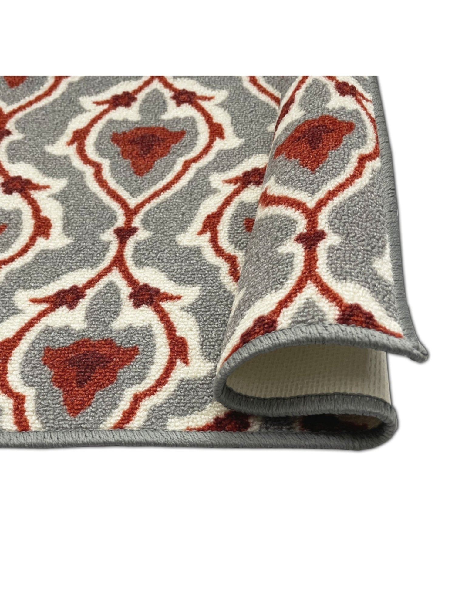 Spaces Printed Dark Grey Nylon Anti Skid