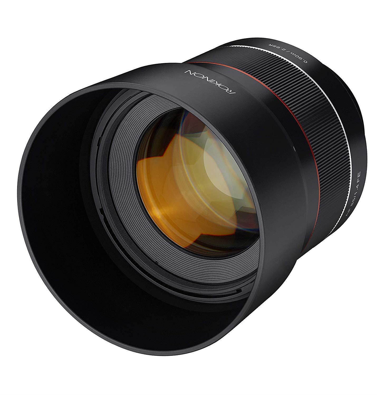 Rokinon 85mm F1.4 Full Frame Telephoto Lens for Sony E