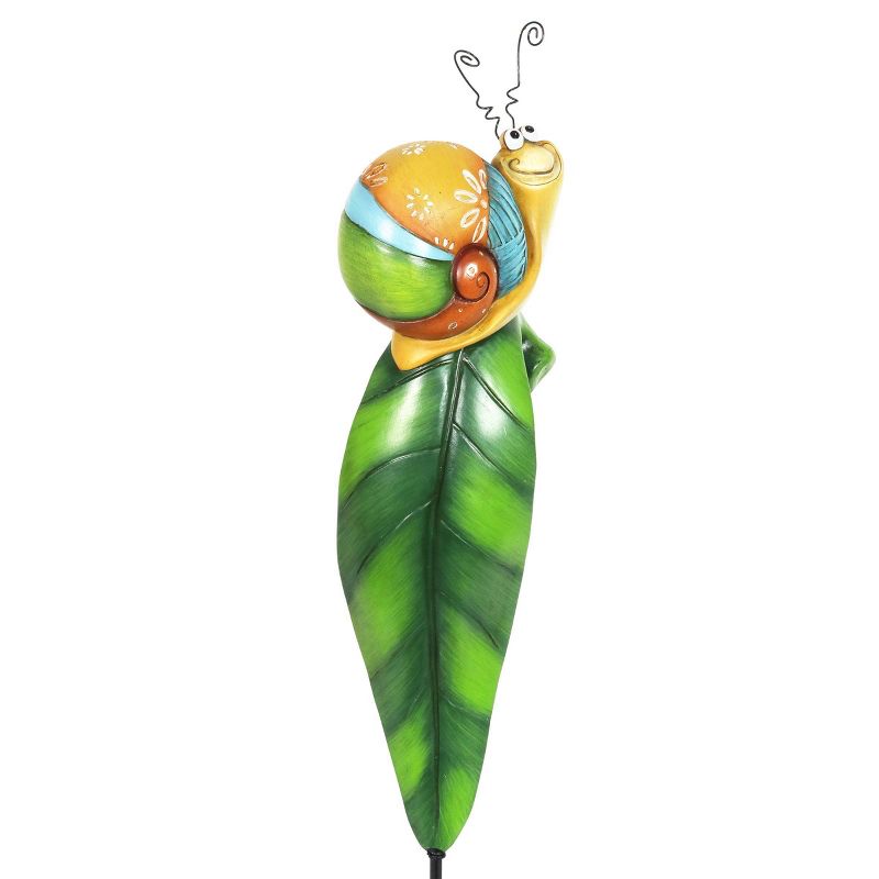Resin Snail Garden Plant Stake - Exhart