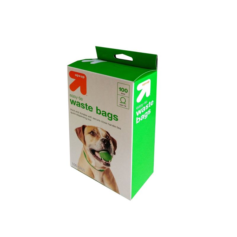 Dog Waste Disposal Easy-Tie Handle Bags - 100ct - up & up™