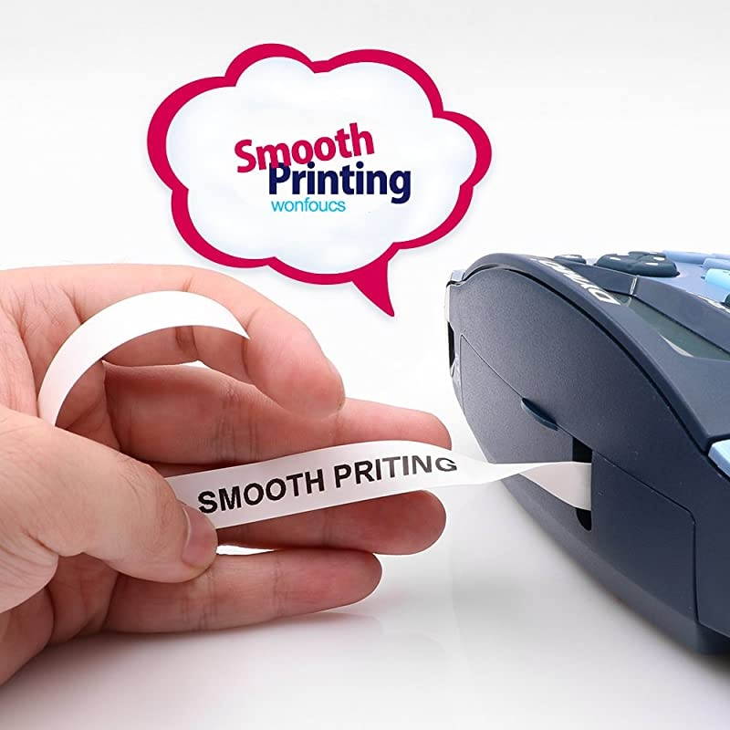 Compatible Label Tape Replacement for DYMO LetraTag Labeling Refills Self-Adhesive Paper Tape for DYMO LetraTag Label Makers, Black Print on White, 1/2 Inch x 13 feet, 12mm x 4m, 3 Pack