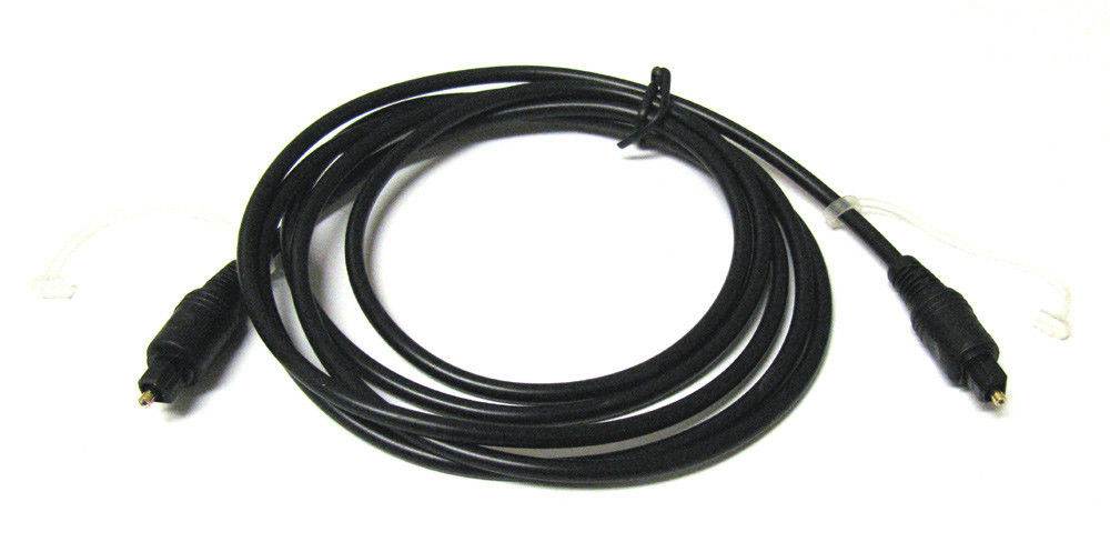 New 6ft Digital Audio Optical Toslink Cable DVD/CD 1.8 m Black