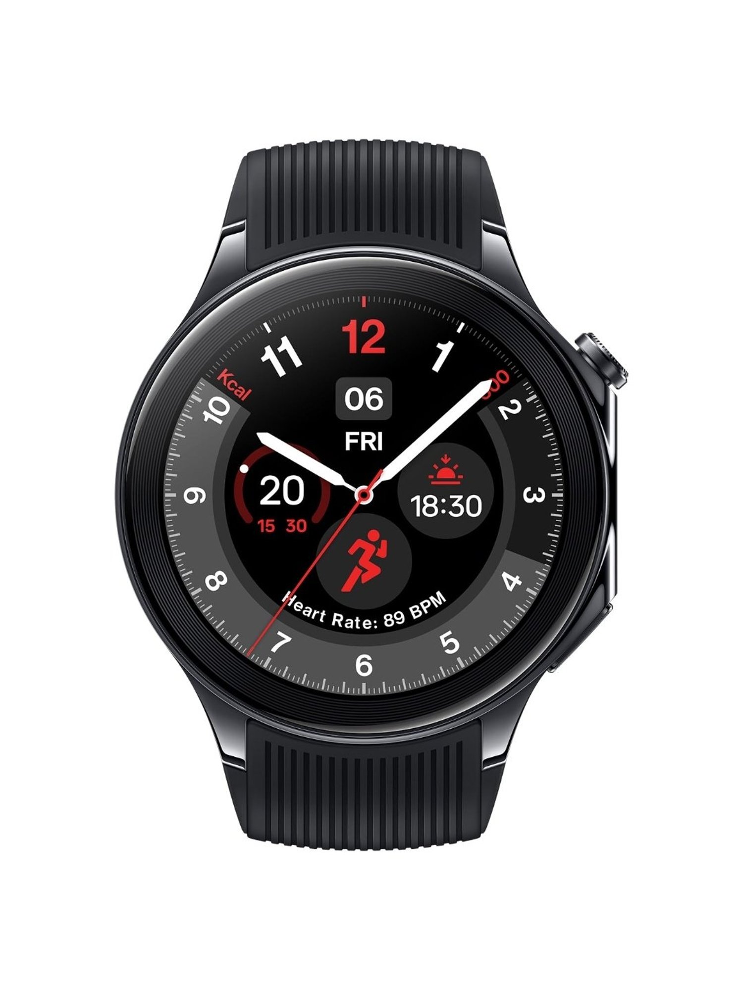 OnePlus Watch 2 BT Calling Smartwatch with 1.43 inch AMOLED Display (Black Steel)