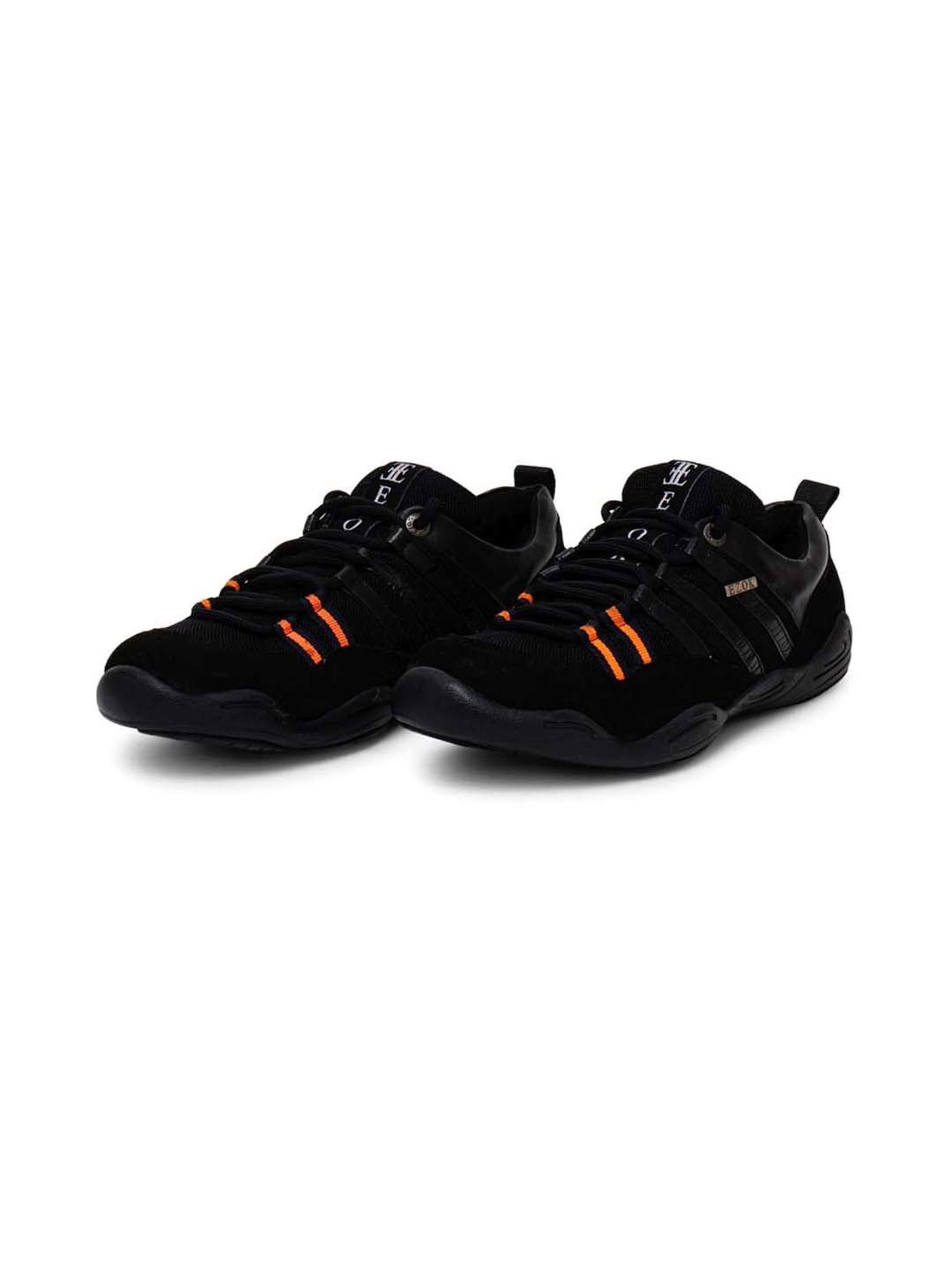 Ezok Men's Black Casual Sneakers