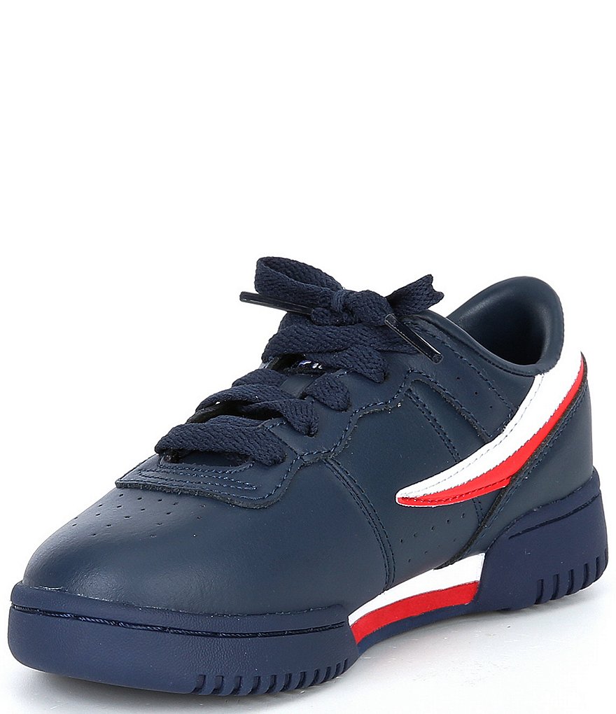 FILA Kids' Original Fitness Logo Detail Lace-Up Sneakers (Toddler)