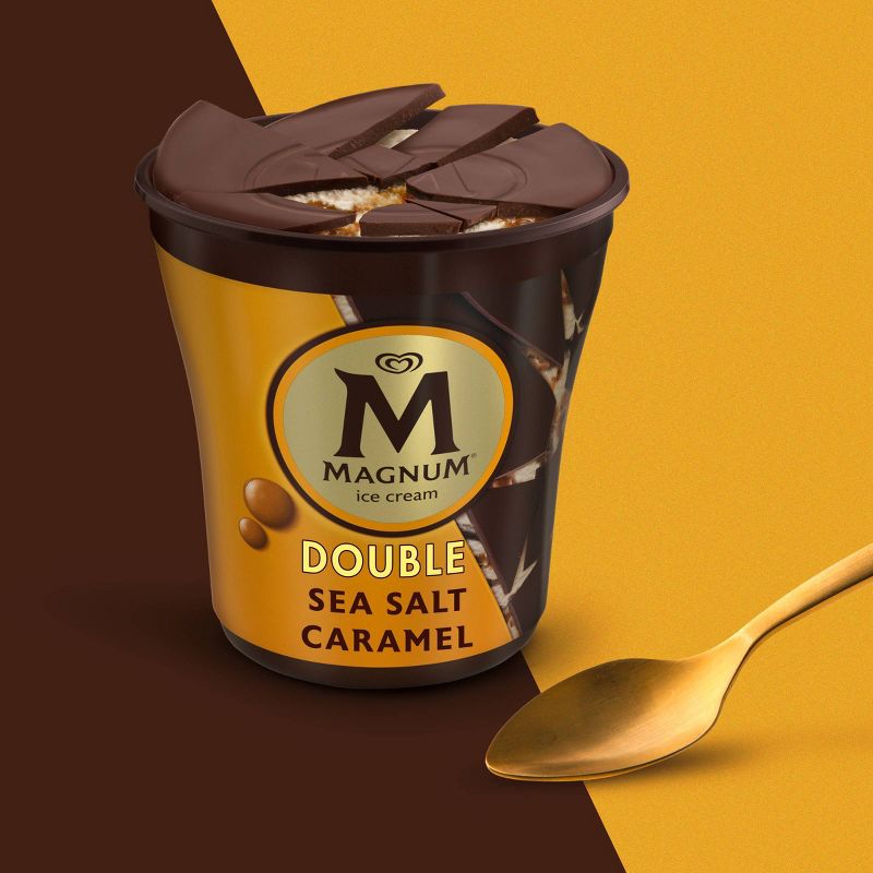 Magnum Tub Double Sea Salt Caramel Ice Cream - 14.8oz