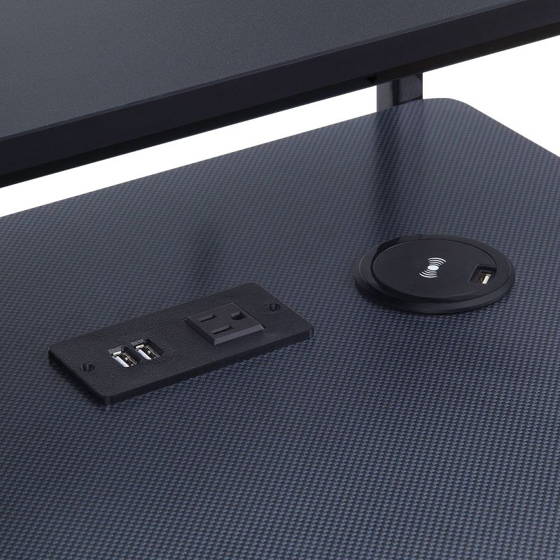 Code Gaming Desk Black - OSP Home Furnishings