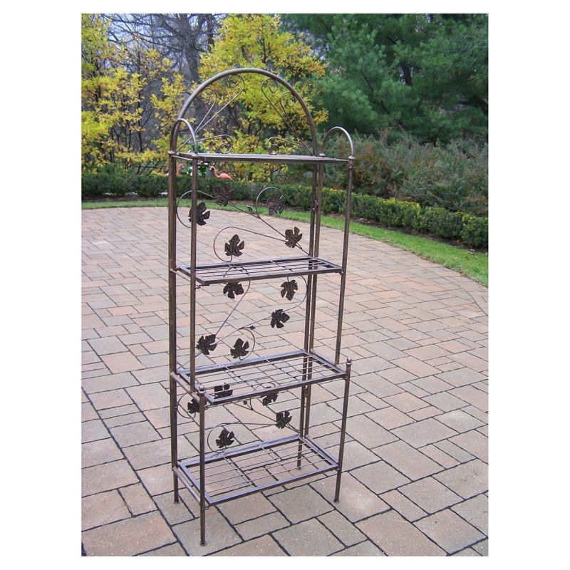 23" Rectangular Oakland Living Plant Stand - Black