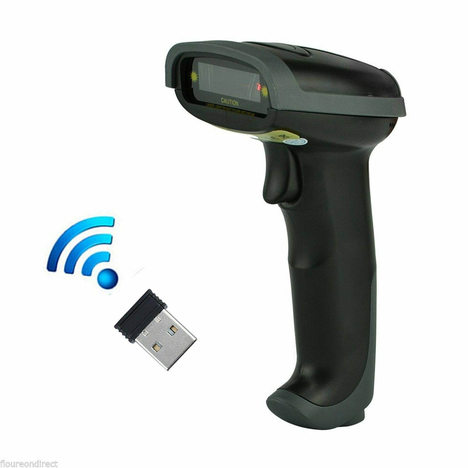Automc Laser Handheld Barcode Scanner  Bar Code Reader Bluetooth Wireless