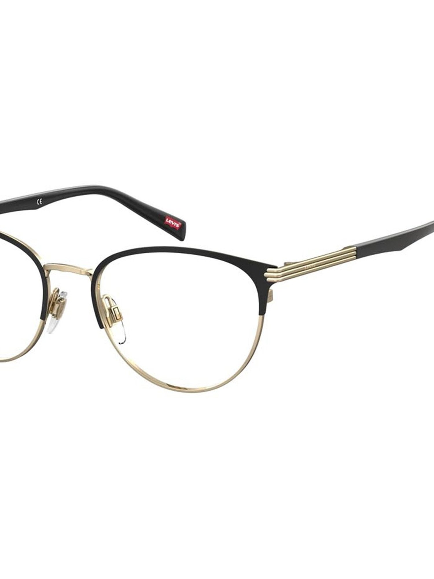 Levi's Black Oval Eye Frames for Women
