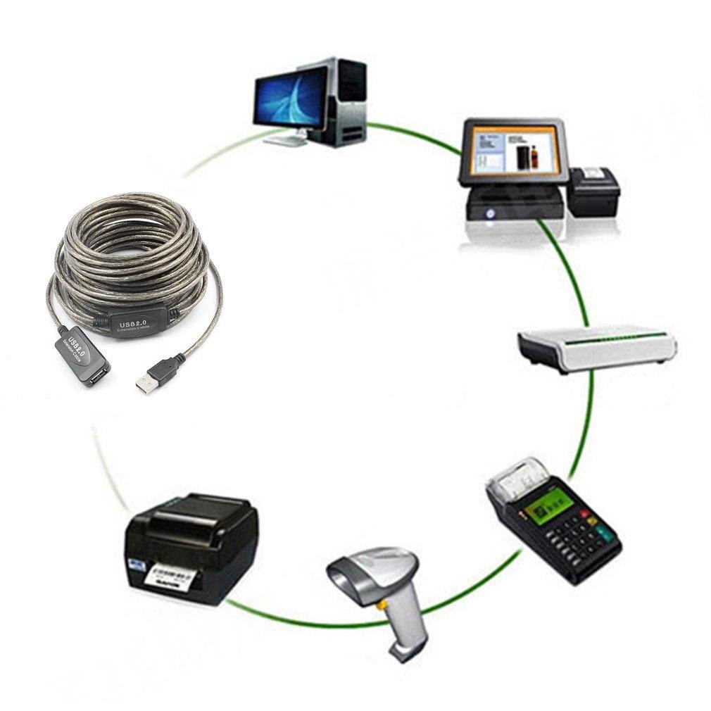 USB2.0 Extension Cable Signal Amplification Extension Cable Wireless Network Card Extended Cable Extended Line With Chip