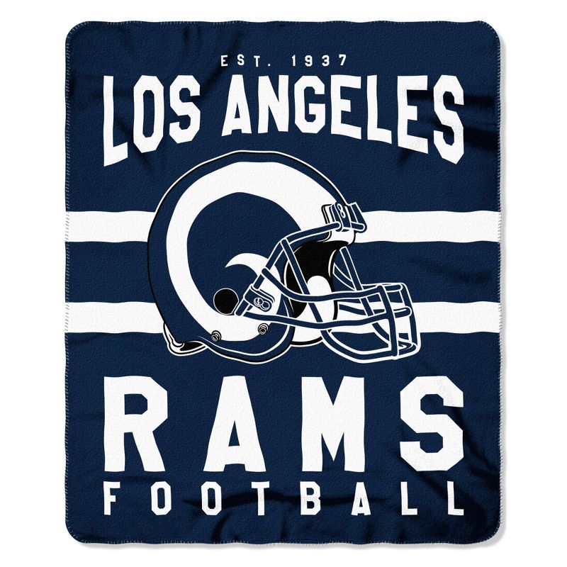 The Northwest Company Los Angeles Rams Fleece Throw , Blue