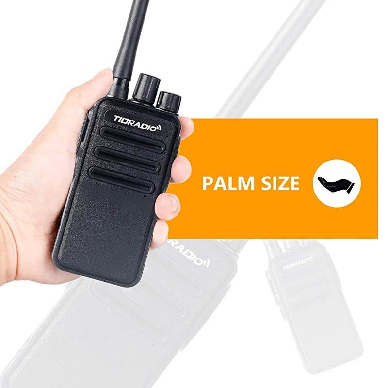 TD60 Two Way Radio UHF 2 Way Radios Walkie Talkies Long Range 16CH 2 Way Radio with Earpiece 20 Pack