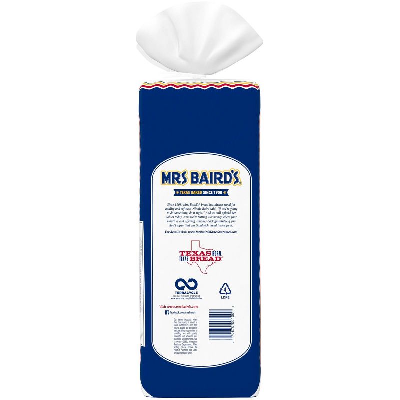 Mrs. Baird's Sandwich Bread - 24oz
