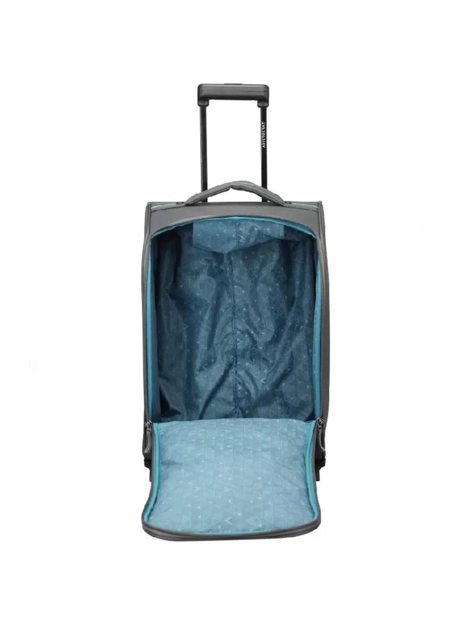 Aristocrat Drive Grey Solid Soft Cabin Trolley Bag - 28 Cm