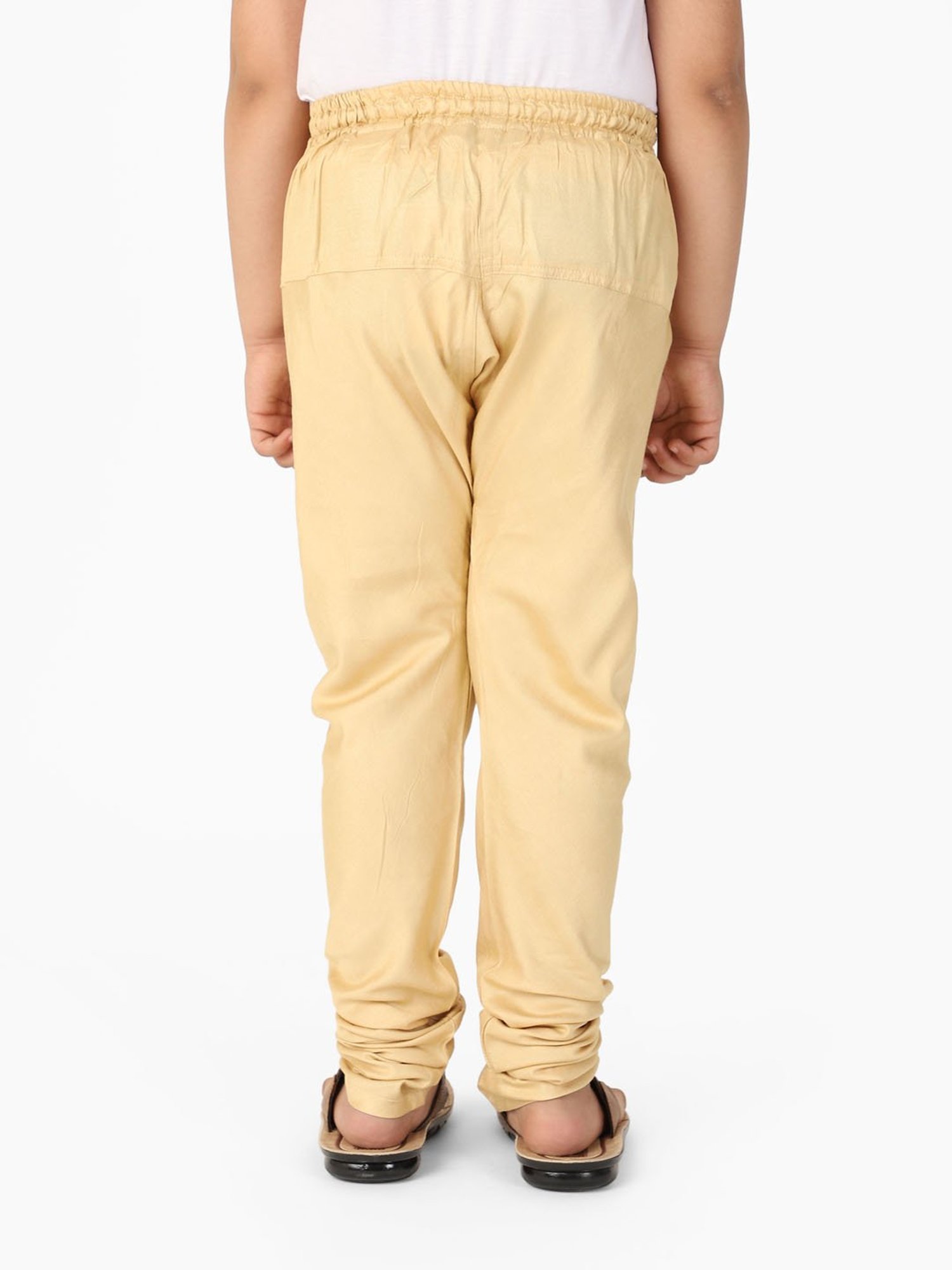 Juniors by Lifestyle Boys Beige Cotton Solid Woven Bottom