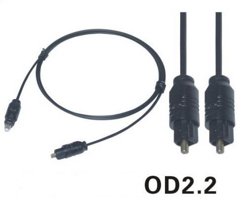 6ft/1.8m Digital Audio Optical Fiber Optic Cable