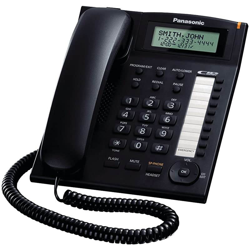 KXTS880B Integrated Corded TelephoneBlack