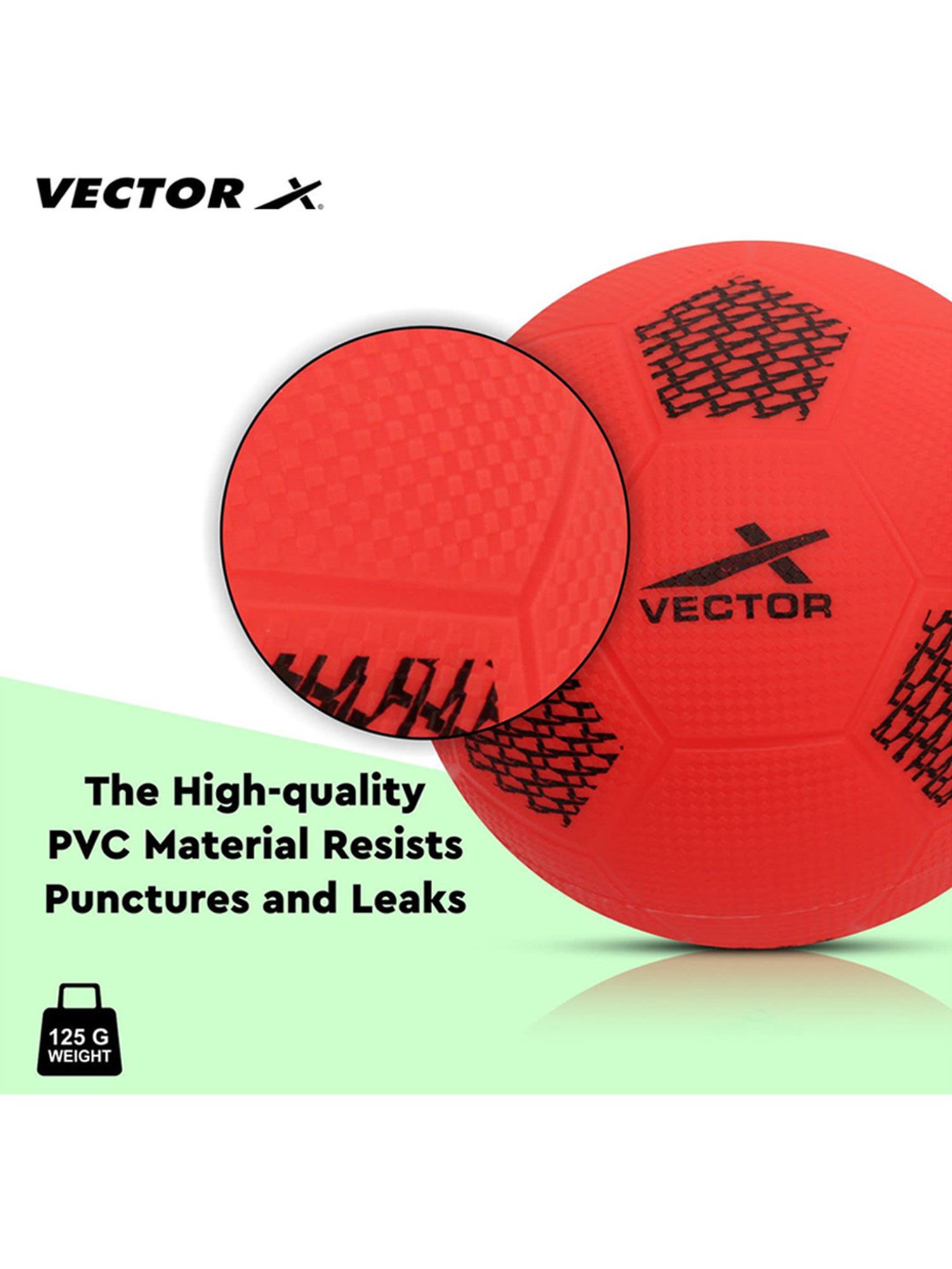 Vector X Soft Kick Football (Red) Size - 3