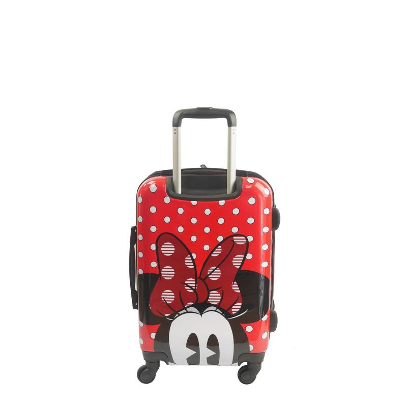 FUL Disney Minnie Mouse Printed 21" Carry On Spinner Suitcase - Red Polka Dot