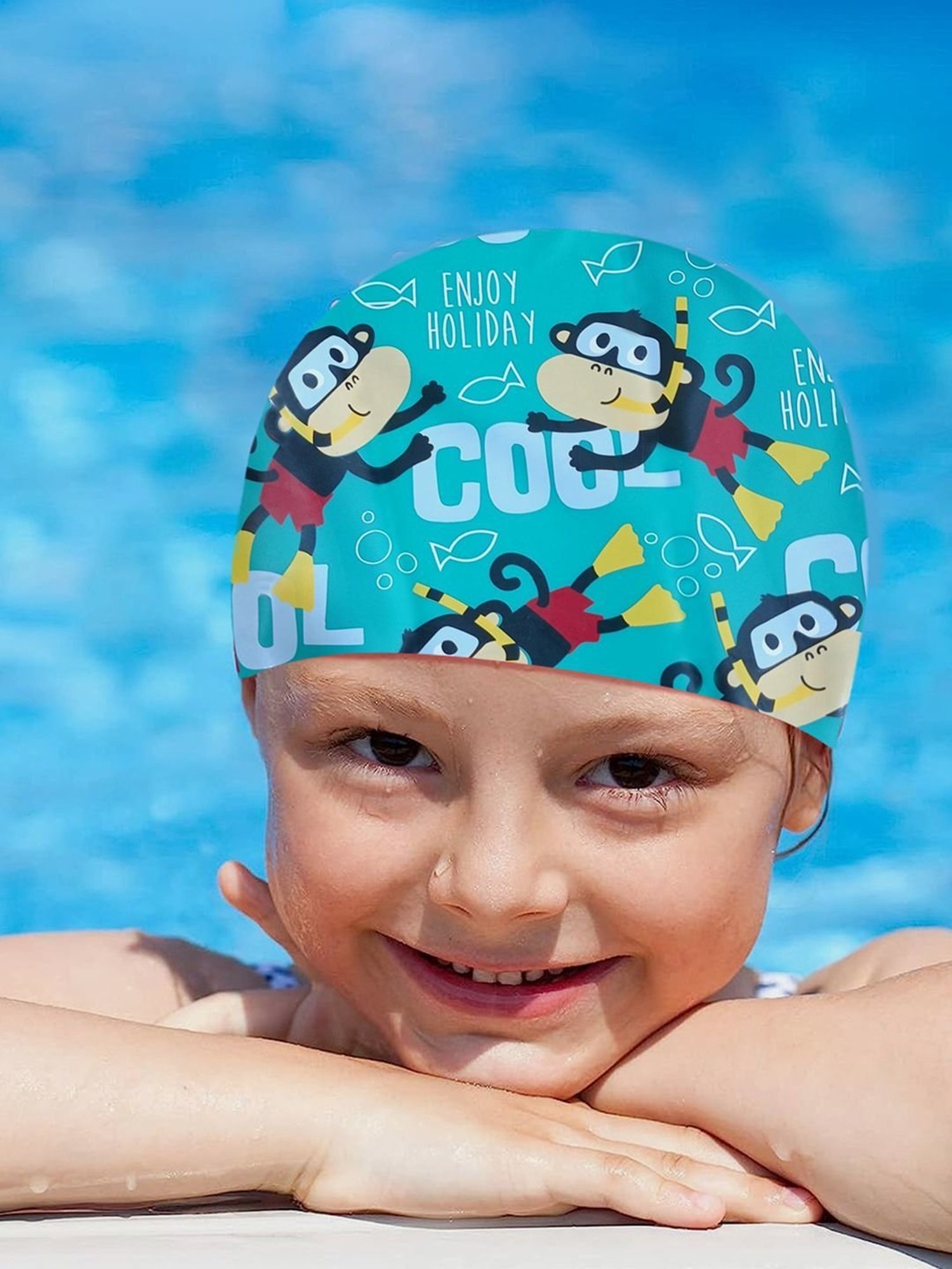 Columbia Blue Striped Beanie