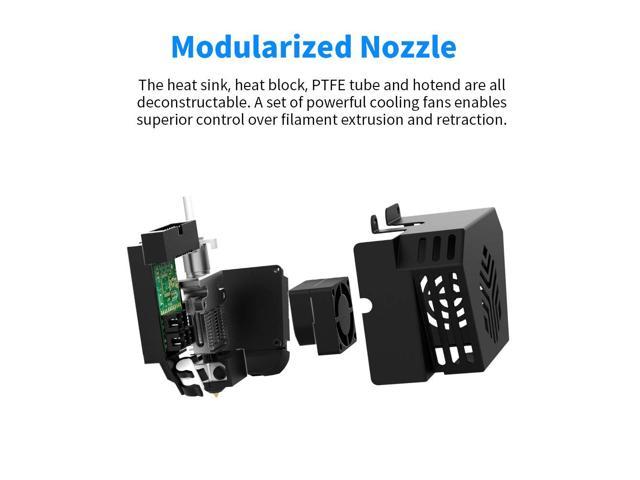 Creality CR-6 SE 3D Printer, 2020 Newest Auto Level DIY Printer Kit with Silent Mainboard, Touchscreen, Meanwell Power Supply, Tempered Glass Plate and Dual Z-axis Print Size 235 x 235 x 250 mm